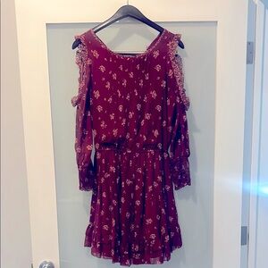 Joie Burgundy Dress